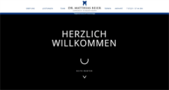 Desktop Screenshot of praxis-dr-beier.de