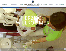 Tablet Screenshot of praxis-dr-beier.de